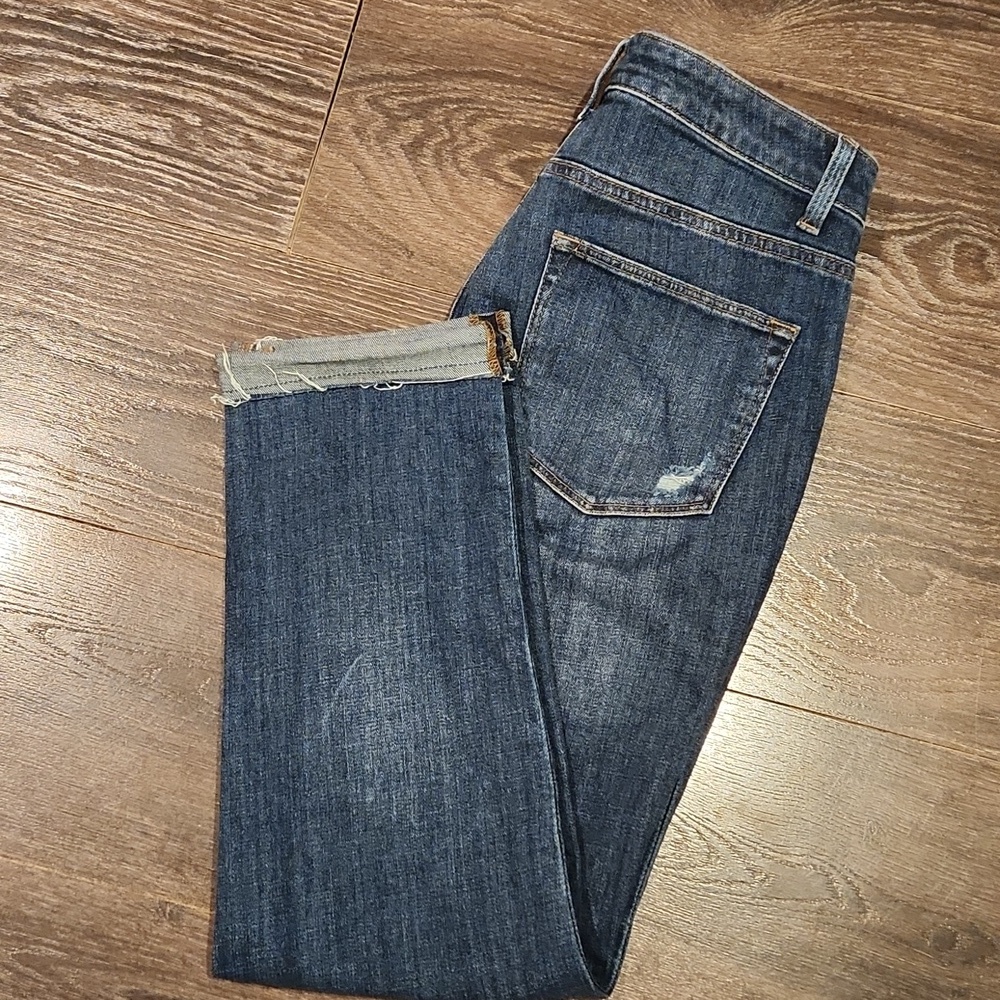 ❤ TALBOTS HIGH RISE SLIM STRAIGHT JEANS, DISTRESSED, 4 (27) - Picture 8 of 8